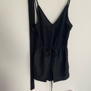 Sabo Skirt Sparkly Black Romper